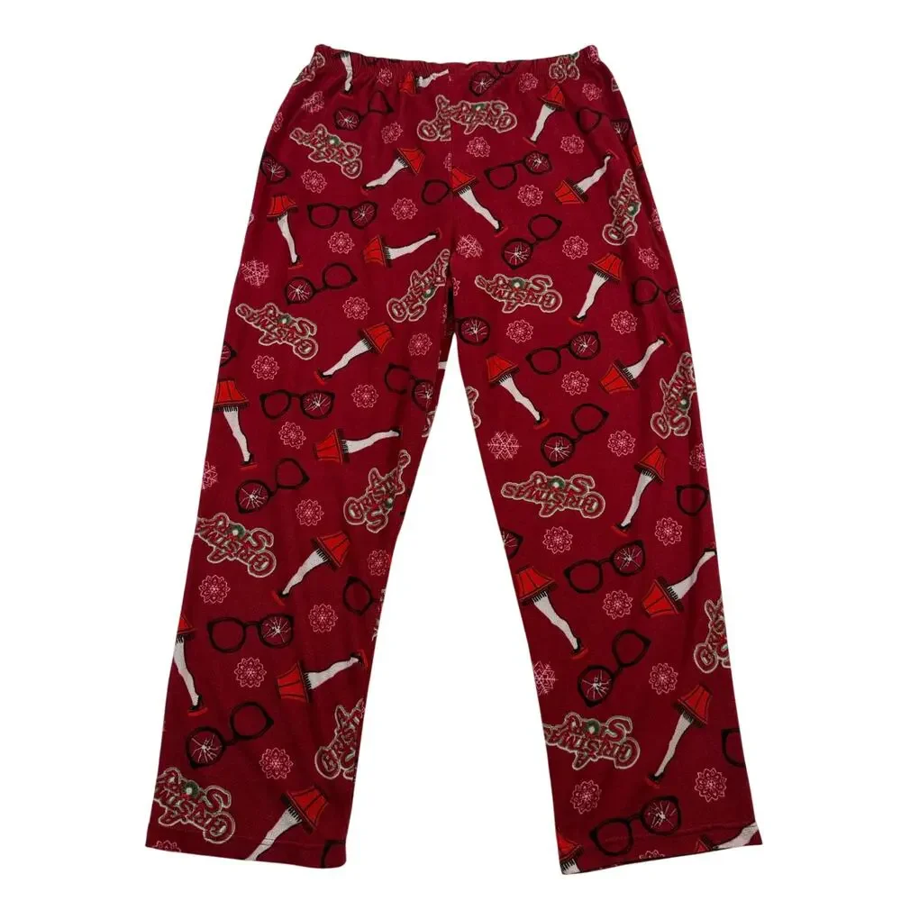 Lot of 2 Men's XL Holiday Fleece Pajama Pants Christmas Story Christmas Vacation